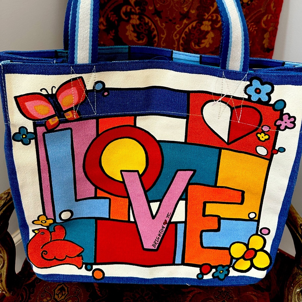 Brighton Love Canvas Tote NWOT